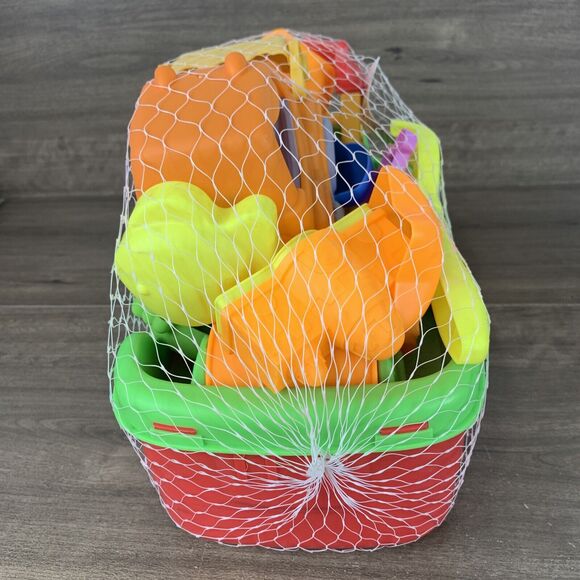 DraMosary 19pcs Beach Sand Toys Set for Kids with Boat Excavator Shovel Tool ... - Picture 9 of 11